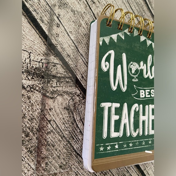 NWT! Cute spiral notepad for teachers - Picture 7 of 7